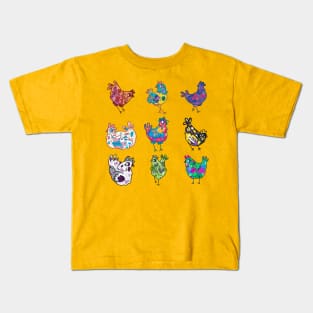 Gay Chicken Subtle Pride Tee Shirt Kids T-Shirt